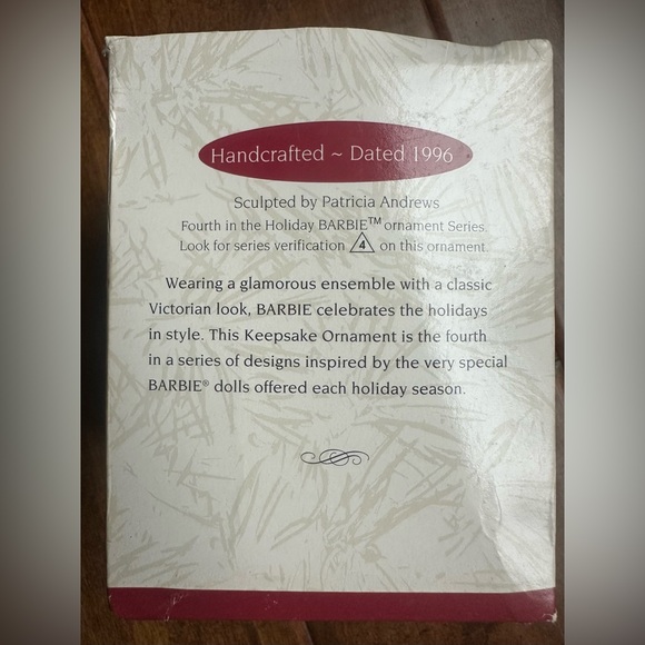 Happy Holidays Barbie Ornament collectors NIB - Picture 11 of 13